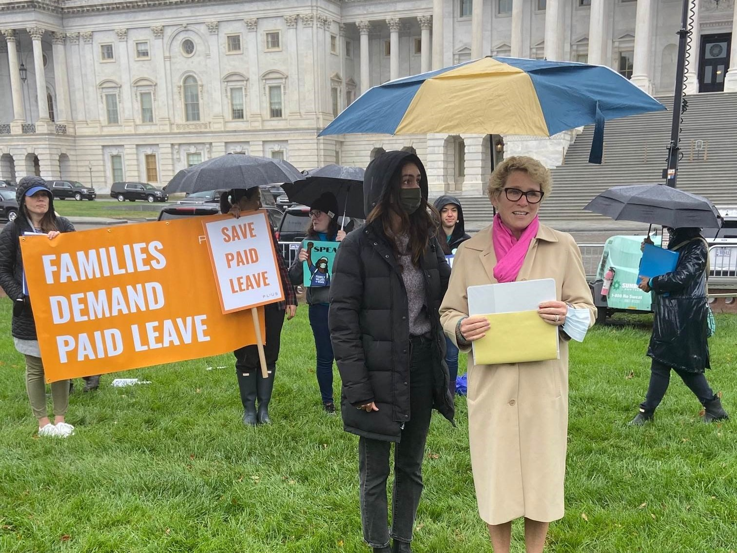 Rep. Houlahan at a Paid Leave for All Rally