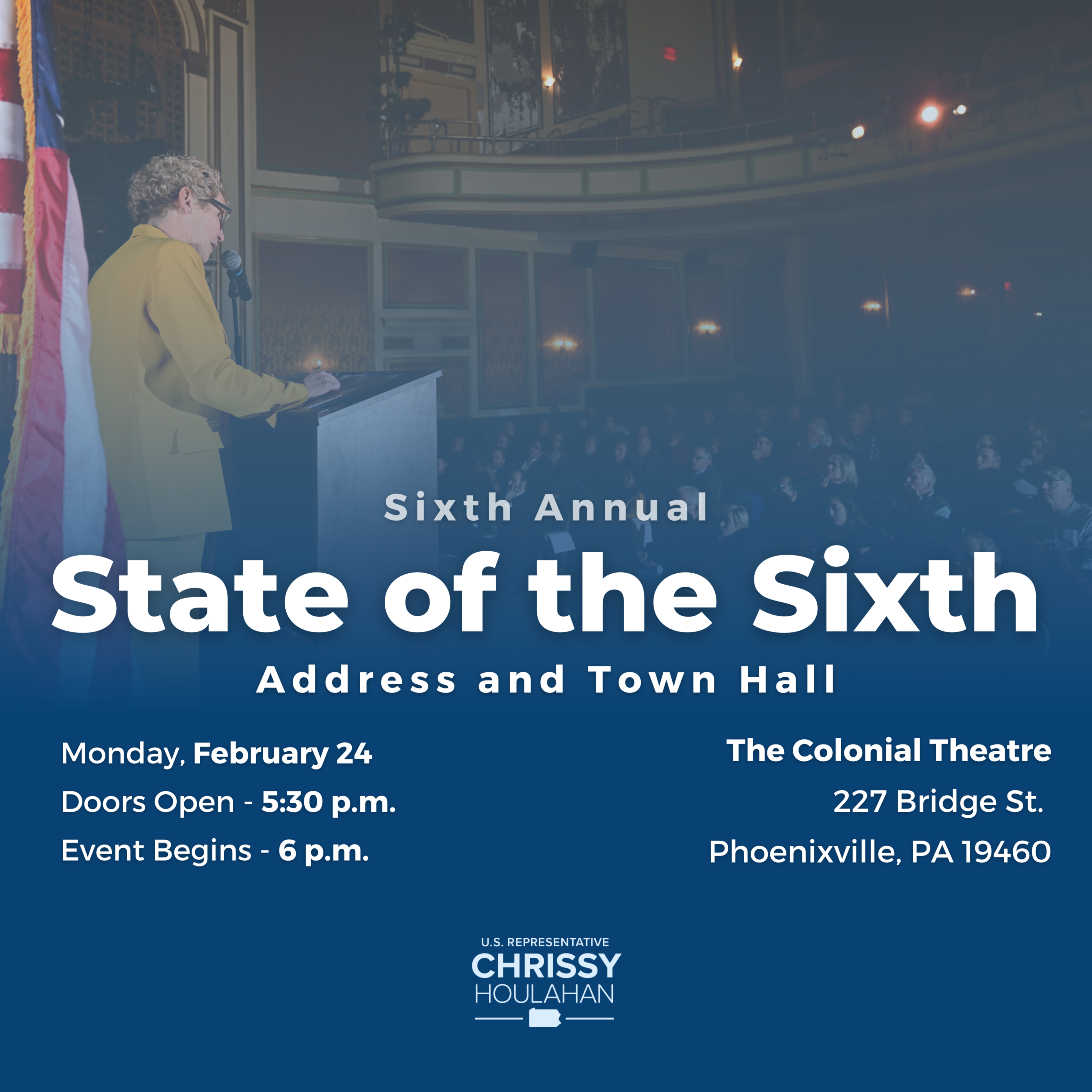 State of the Sixth Town Hall Invitation