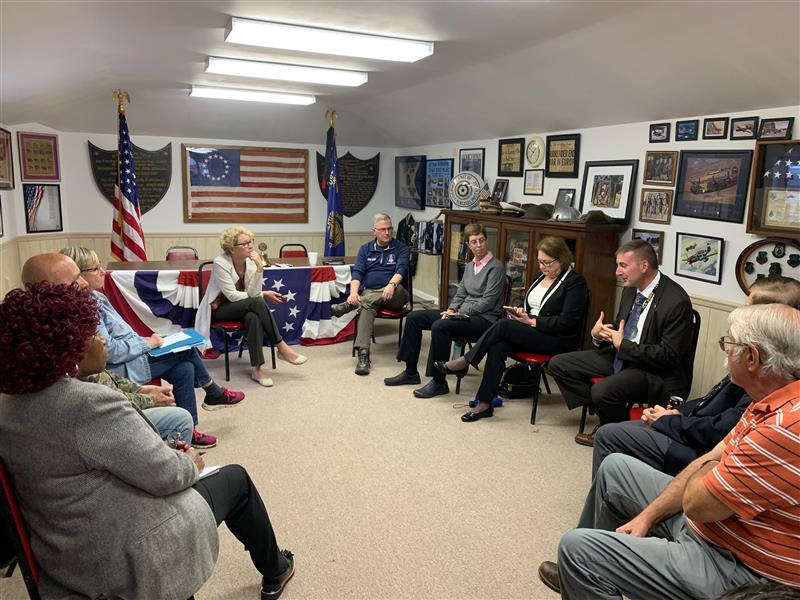 Houlahan Joins Meeting at Local American Legion